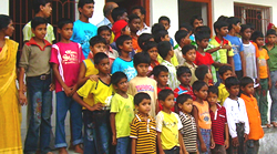 Children With Staff